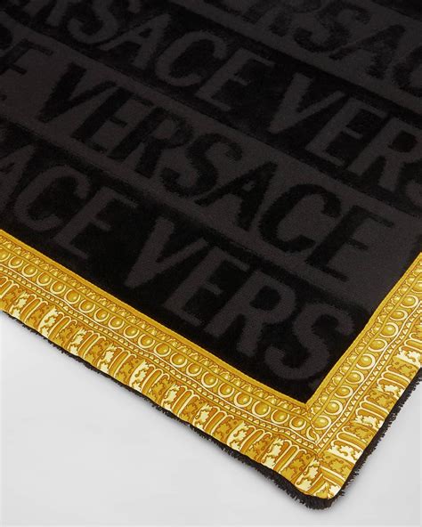 blue versace mat|Versace allover bath mat.